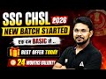 SSC CHSL 2026 | New Batch Started | Basic to Best Offer | 24 Months Validity