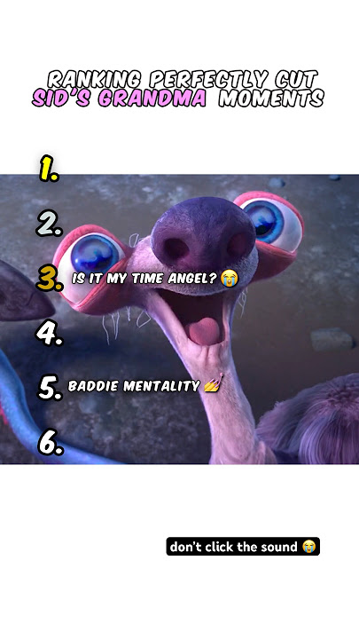 Ranking Sid’s Granny Moments 😭