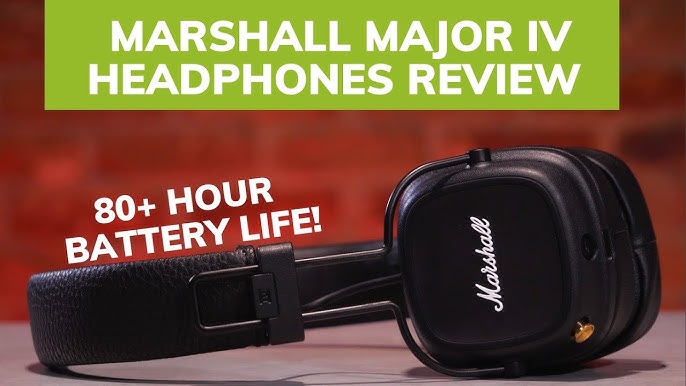 Marshall major iv over-ear auriculares bluetooth - negro MARSHALL