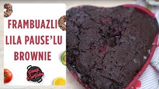 Frambuaz ve Lila Pause& 39 lu Brownie Tarifi
