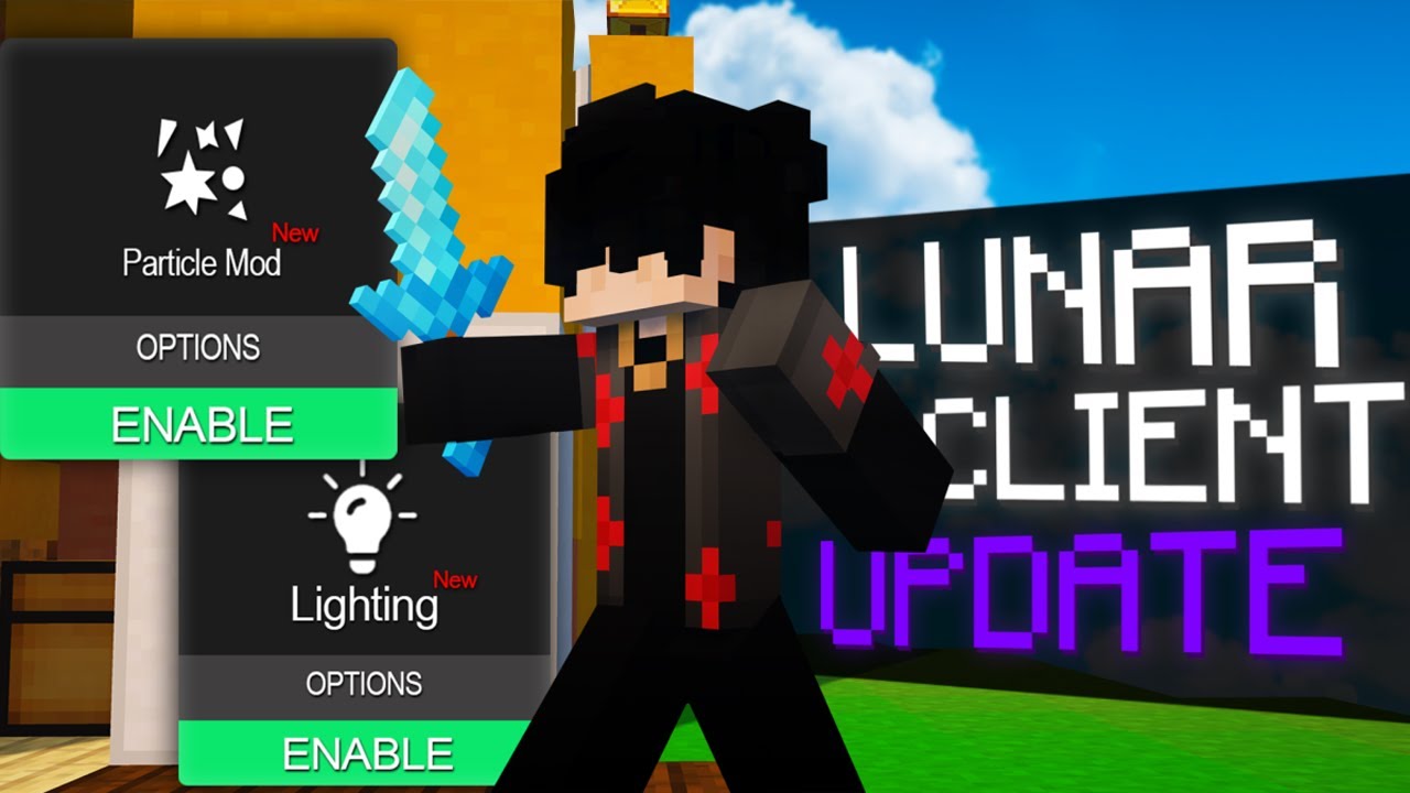 The BEST New Lunar Client Update | Hypixel Bedwars - YouTube