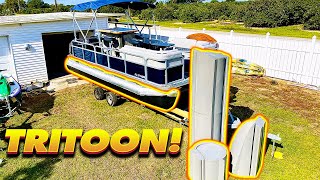 Installing a 3rd Pontoon on my Boat. Works Amazing! Episode 12