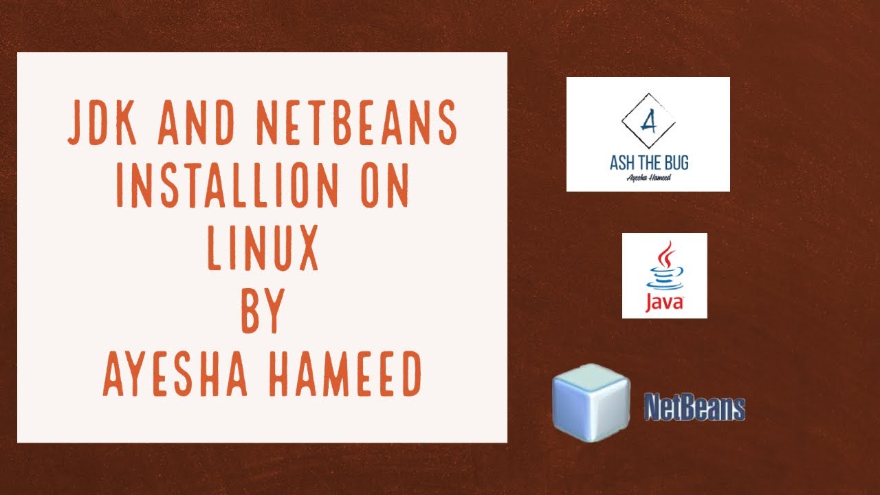 How to install JDK and Netbeans on LINUX - YouTube