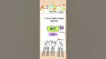 Brain Test Level 271 He is so angry. calm him down.