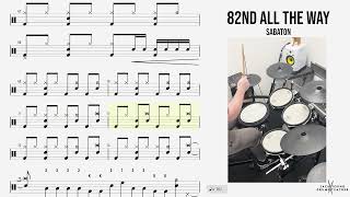 🥁 82nd All The Way - Sabaton - (DRUMS ONLY)