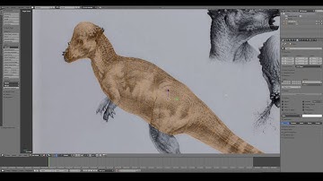 Blender Pachycephalosaurus Speed Modelling (Part 1)
