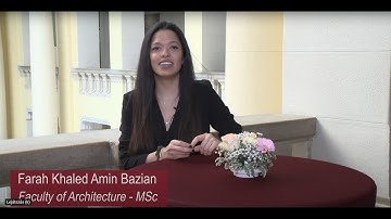 BME through the eyes of an architect from Jordan