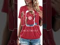 Gihgoew Summer Tops for Women 2025 Shorts Sleeve Womens Tops,V Neck Soft Casual Loose Fit Ruched Top