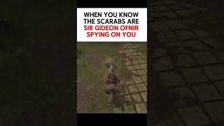 Scarabs are Gideon Ofnir spying on you #eldenring