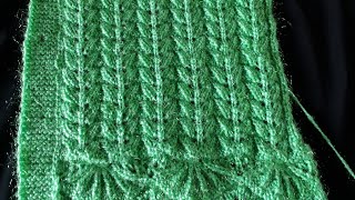 very beautiful knitting stitch pattern for sweater/cardigan