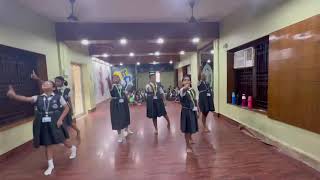 Baby bonu dancing for homeage performance😘 (assembly dance practice) 😍class 4🥰 #dance  