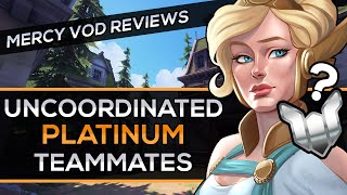 Uncoordinated Platinum Teams | Mercy VOD Reviews #4