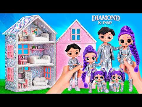 DIY Căsuța Uriașă Diamond Family Pentru Huntrix & Saja Boys! 18 Idei DIY