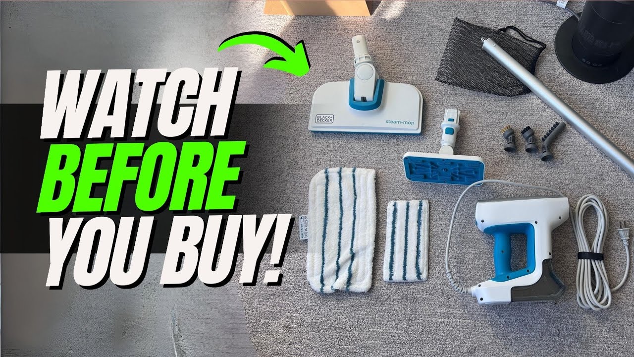 BLACK & DECKER STEAMER Mop UNBOXING + REVIEW