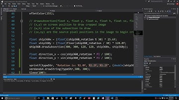 OpenGL Sprite Direction Vector from Angle of Rotation