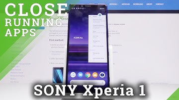 How to Turn Off Running Apps in SONY Xperia 1 – Close Background Apps