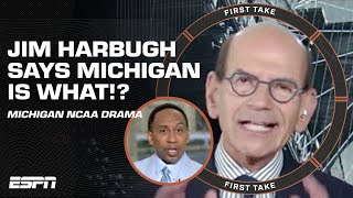 Finebaum 🗣️ ‘Harbaugh is SIMPLY ABSURD’ + Stephen A: WHO wants to be AMERICA’S TEAM ⁉️ | First Take