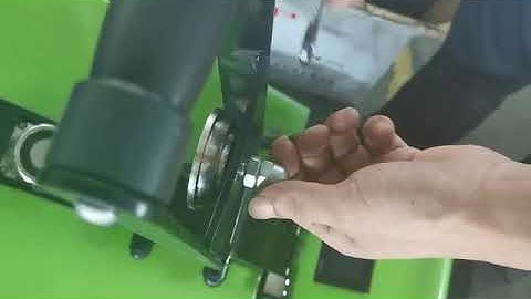 How to adjust the magnet part on automatic open heat press machine