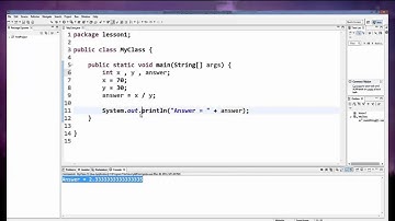 Java Tutorial  6   Math and Arithmetic Operators in Java