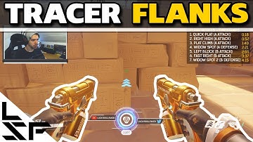 TRACER FLANK ROUTES ON TEMPLE OF ANUBIS - Overwatch Tips #3
