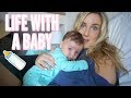 DAY IN THE LIFE WITH A NEWBORN | NEW MOM VLOG! 6 WEEKS OLD