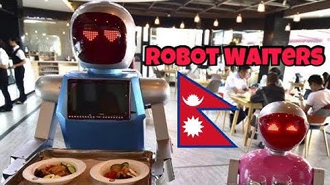 ROBOT WAITERS IN NEPALI RESTAURENT | People