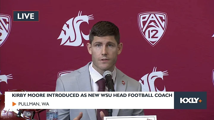 Kirby Moore introduced as new WSU head football coach