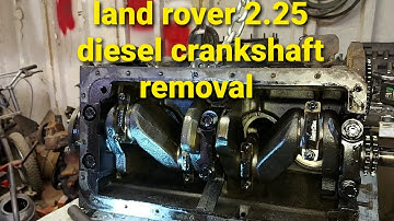 land rover series restoration project (numb nuts) pt2 removing the crankshaft
