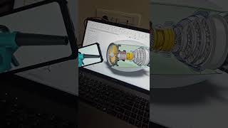 Jet Engine Model Design in Solidworks #solidworks #engineering #cad #learning #education #knowledge