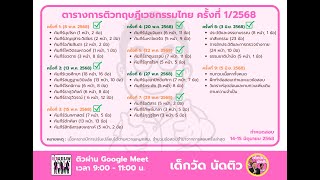 ติวเวชทฤษฎี ครั้งที่ 8 ปี 2568