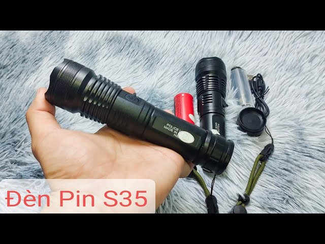 Review Chi Tiết Thông Số Đèn Pin Siêu Sáng S35 | Đèn Pin Mini Cực Sáng | Sđt + Zalo: 0375673715