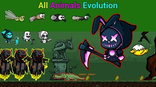All Animals Evolution And Easter Reaper Kills Bosses And Enemies (EvoWorld.io)