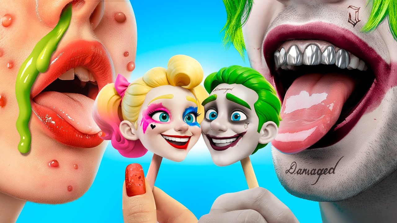 De Nerd a Noiva Linda Harley Quinn / Transformação Radical com Gadgets do TikTok