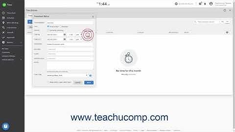 QuickBooks Online Tutorial Manually Recording Time in QuickBooks Time Intuit Training