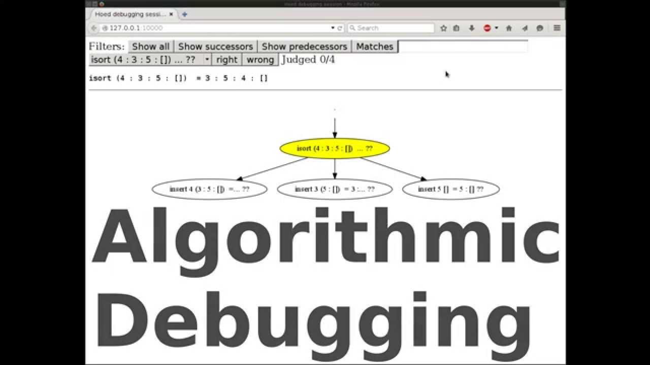 Algorithmic Debugging of Real-World Haskell Programs - YouTube