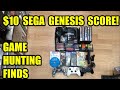 $10 FOR 20 SEGA GAMES! Garage Sale & Pawn Shop Video Game Hunting Finds | Scottsquatch