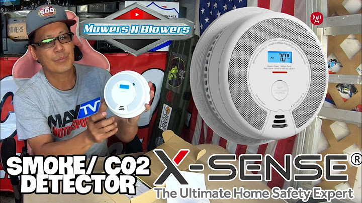 Wireless interconnected smoke and carbon monoxide detectors 10 year