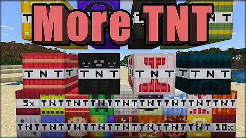 More TNT (MCPE) Bedrock Edition Free Addon/Mod
