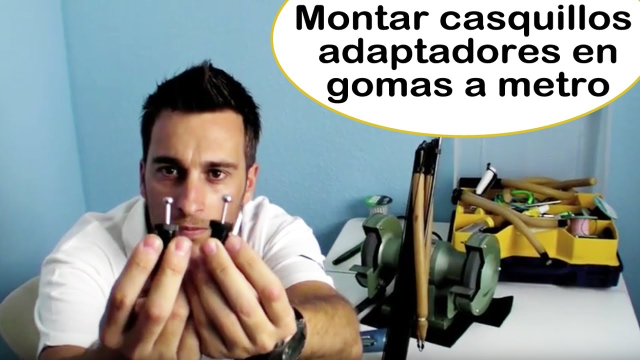 Eltontolosmeros - BRICOSUB/Montar casquillos adaptadores en gomas a metro