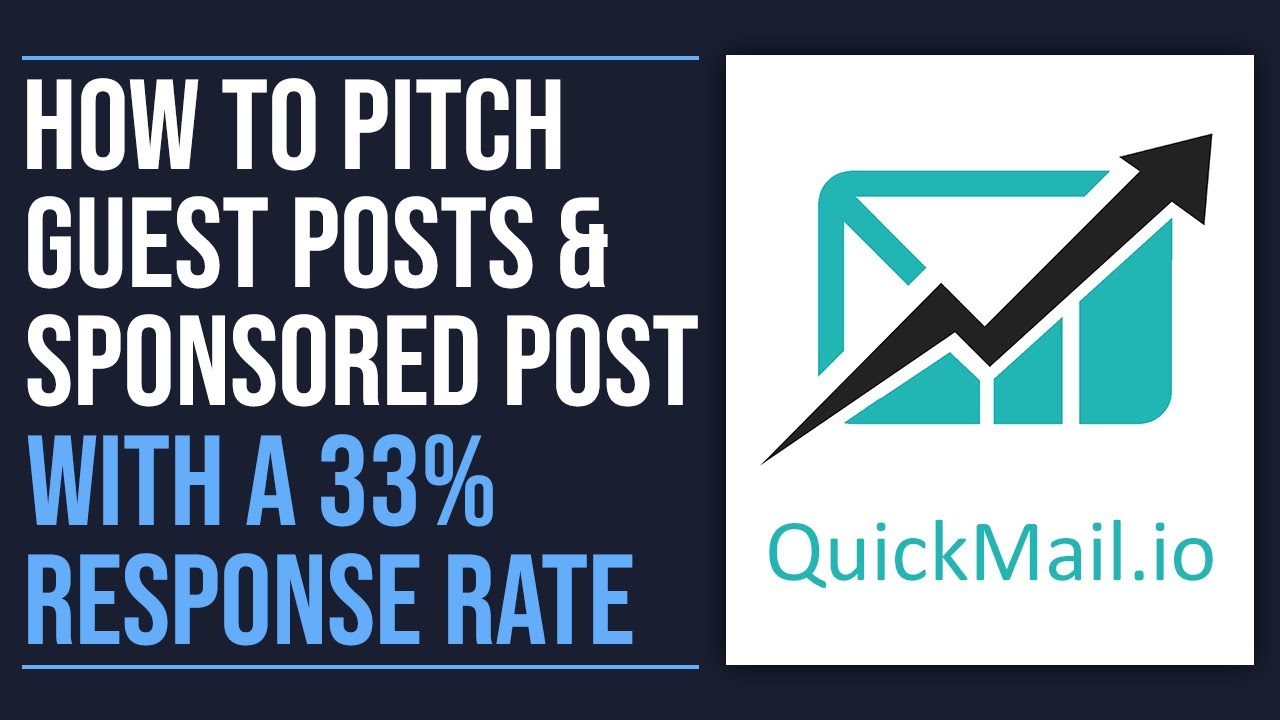 How To Pitch Guest Posts & Sponsored Post With A 33% Response Rate