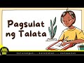 PAGSULAT NG TALATA l KA BUDDIES PRODUCTION