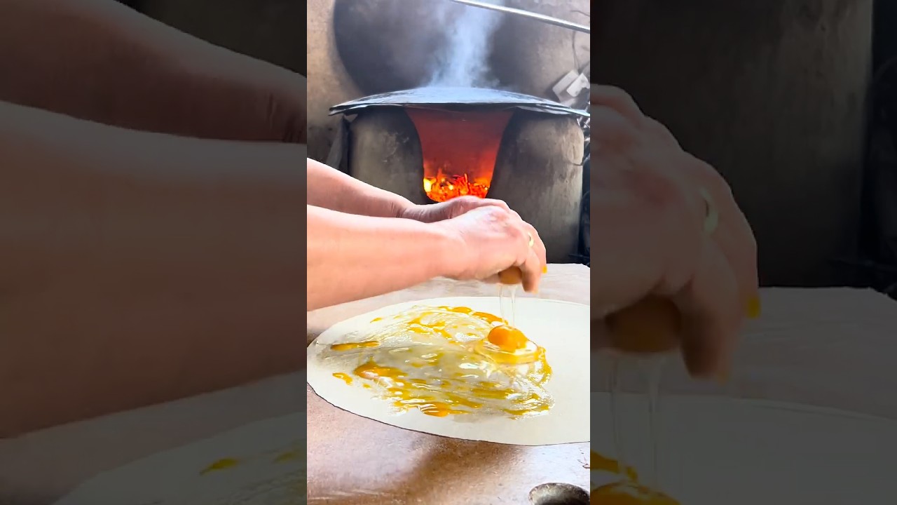 ODUN ATEŞİNDE YUMURTALI KÖY BÜKMESİ |  #kampyemekleri #camping #açıkhava #outdoorcooking