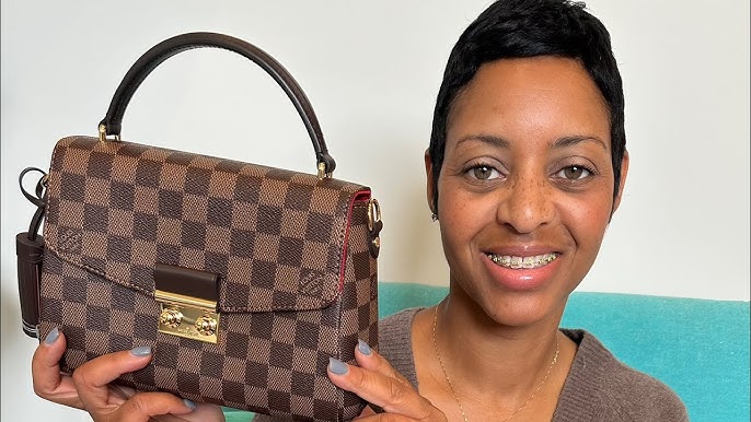 THE BAG REVIEW: UNBOXING LOUIS VUITTON CROISETTE IN DAMIER EBENE ❤️ 