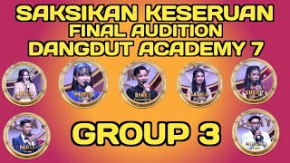 Saksikan Perjuangan Akademia Malam ini ! Untuk Lolos Menembus Top 21 Da7 / Group 3 Final Audition