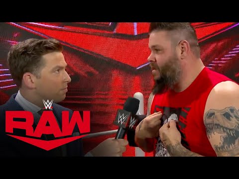 Kevin Owens reacts as Big E runs down his WWE Day 1 opponents: Raw, Dec. 27, 2021