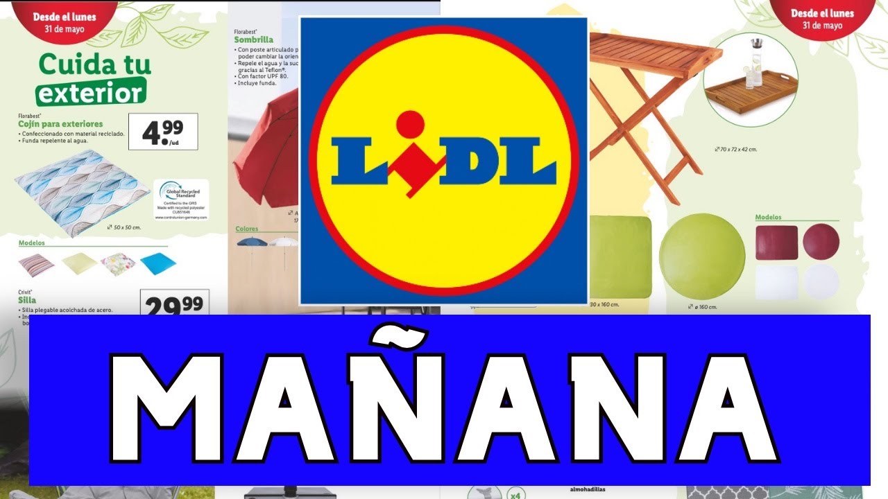 Partido vistazo Cenar LIDL Mañana LUNES 31/05 | Ofertas Y Promociones - YouTube