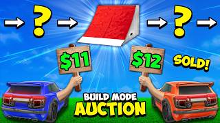 Rocket League Build Mode, but you BID FOR ITEMS