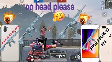 aquos r3 vs iphone 8 plus#pubgmobile #pubg #69salamyt