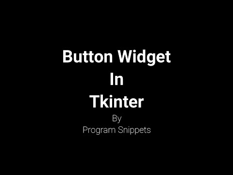 Button Widget in
