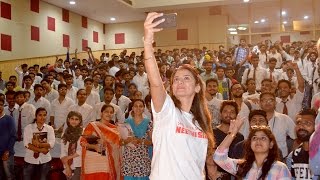 Kulraj Randhawa visits CGC, Landran for the promotion of 'Needhi Singh'.